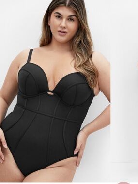City Chic Black One-Piece Swimsuit